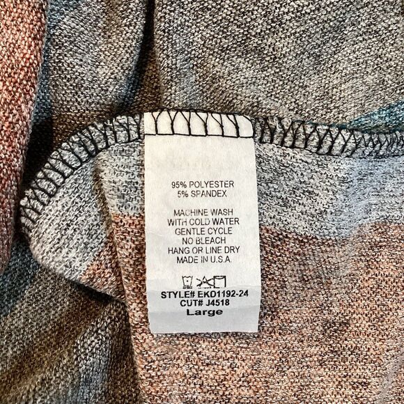 Max Studio Print Pattern Sleeveless Knit Stretch Party Geometric Dress Size L - Picture 3 of 13